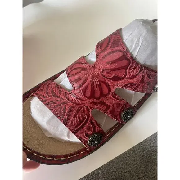 Alegria Southern Ruby Leather size 9 Wide NWT - Picture 6 of 8